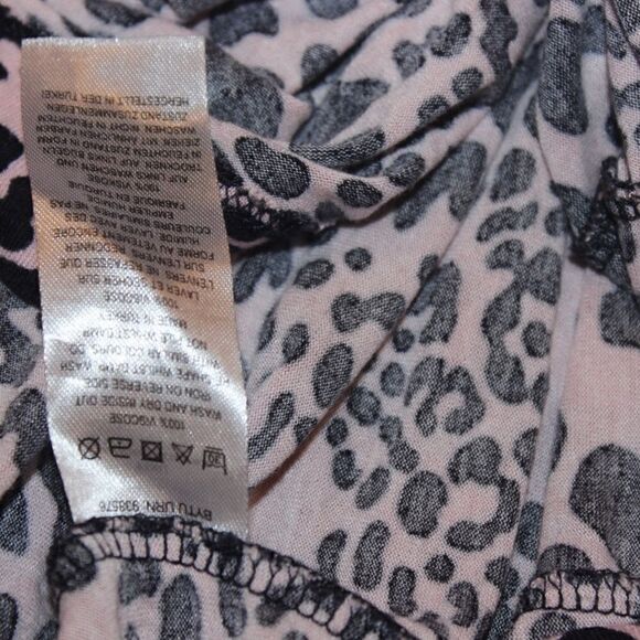 French Connection Pink & Black Animal Meadow Print Mini Dress Women size 6 - Picture 14 of 16